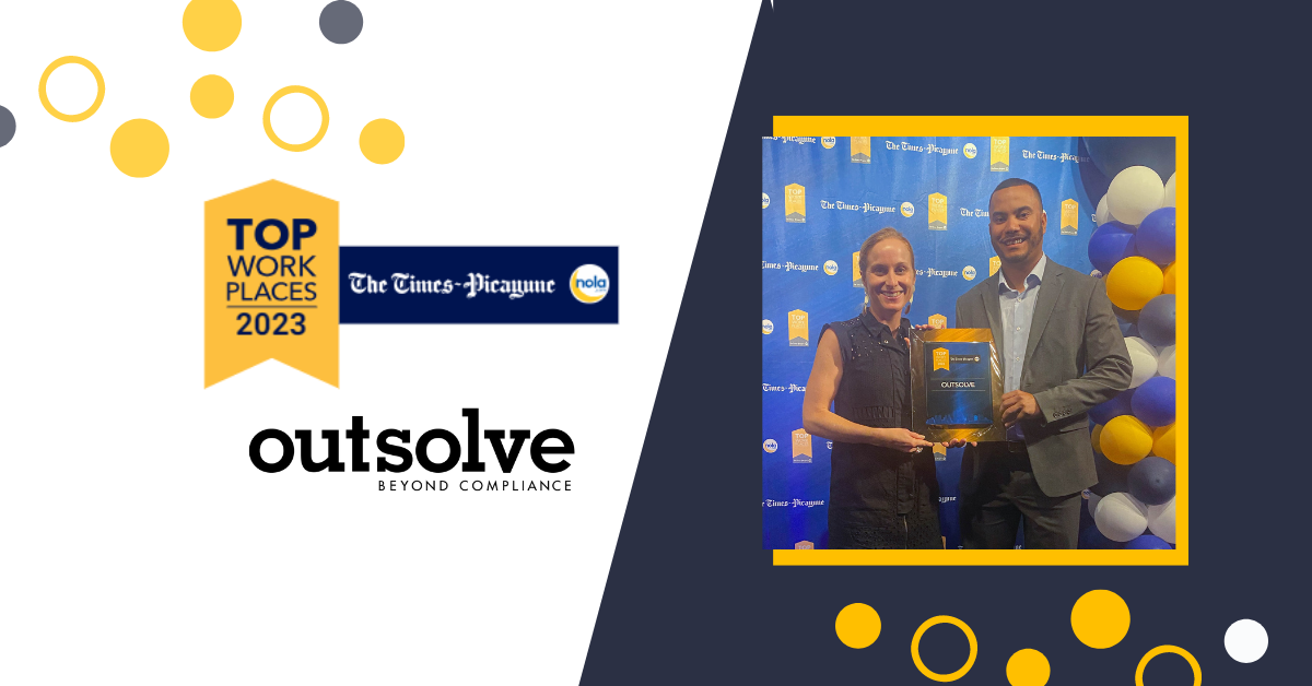 OutSolve named NOLA Top Work Place 5th year in a row. Read more on OutSolve's blog.