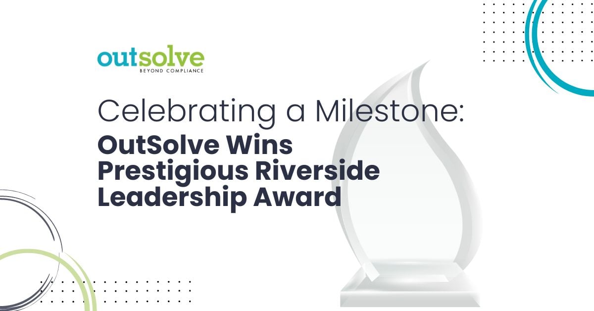 OutSolve wins Riverside Leadership Award