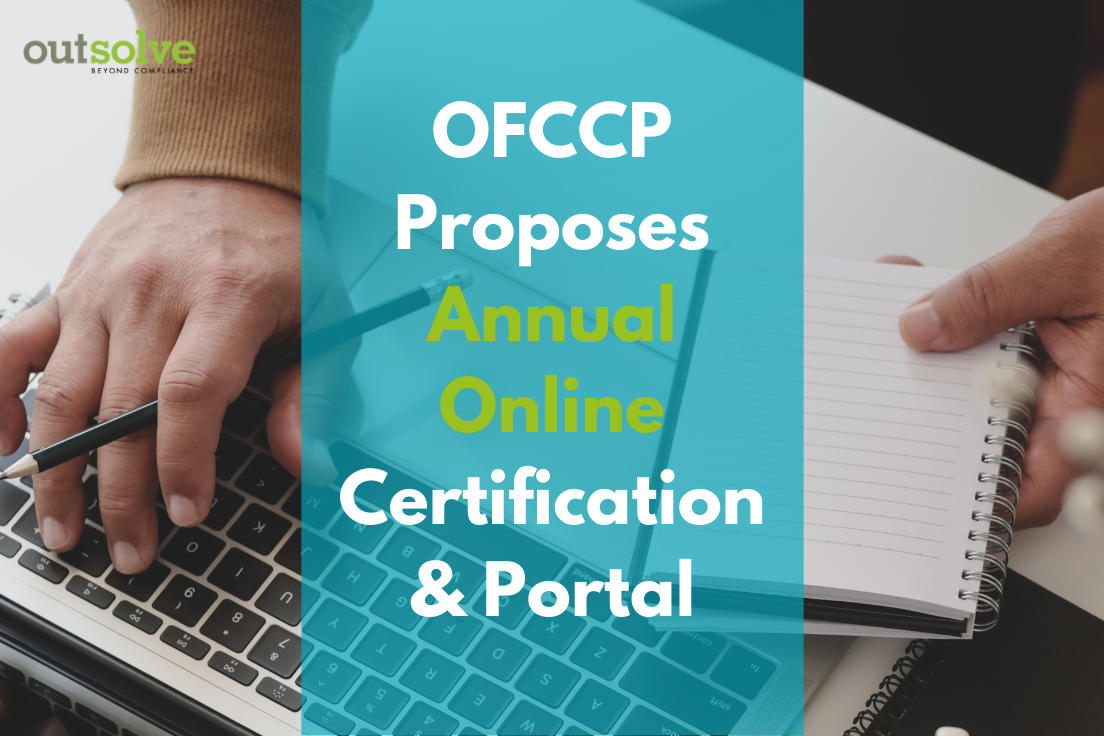 OFCCP Proposes Annual Online Certification and Portal