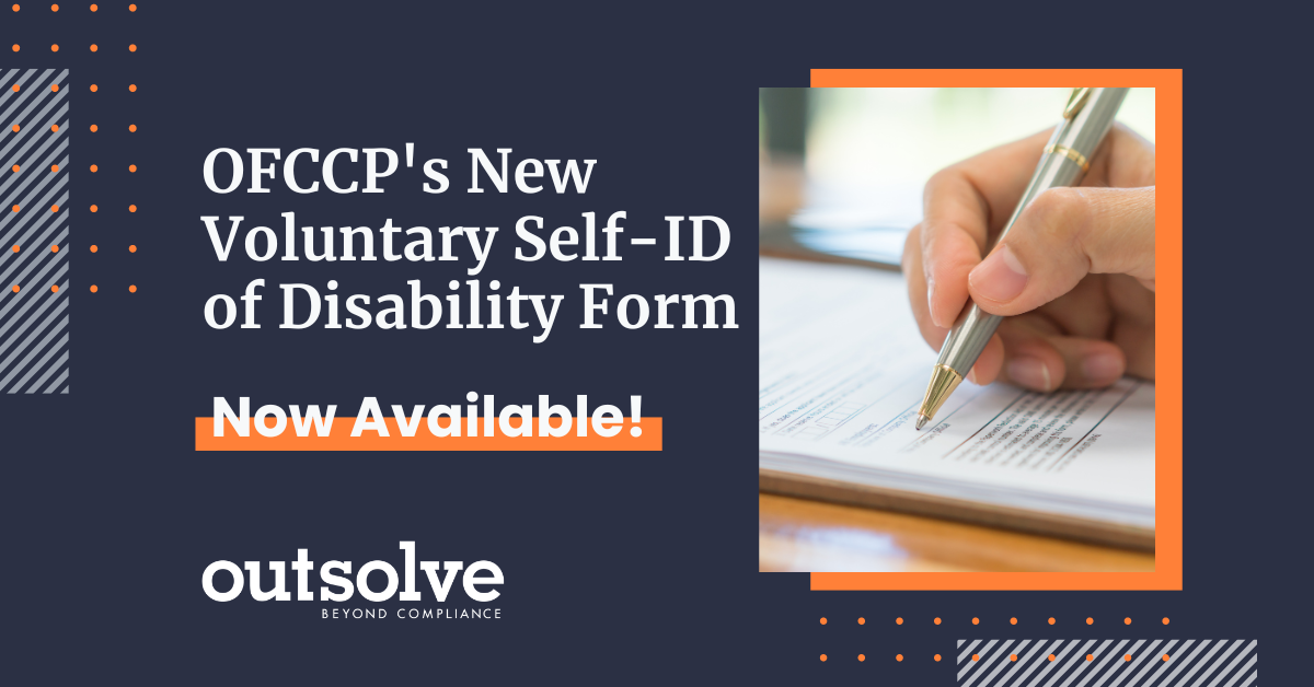 OFCCP’s New Voluntary Self-Identification of Disability Form is Available