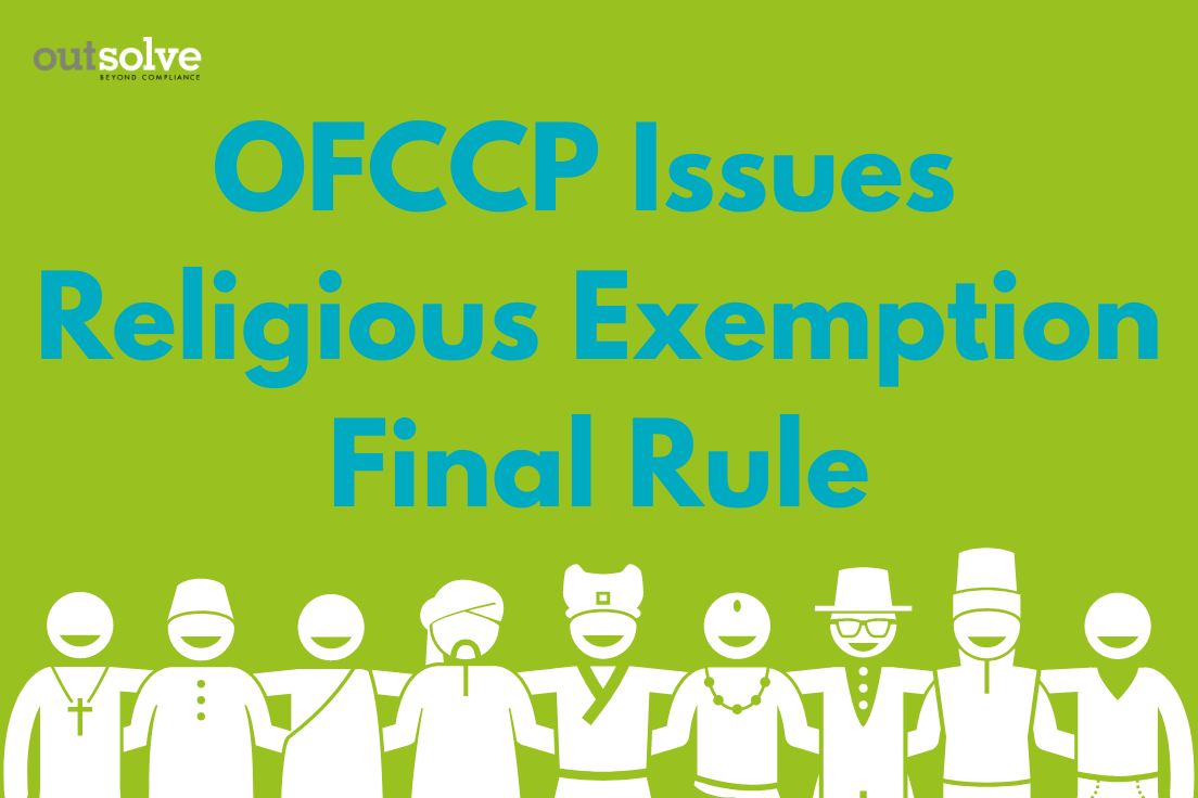 OFCCP Issues Religious Exemption Final Rule