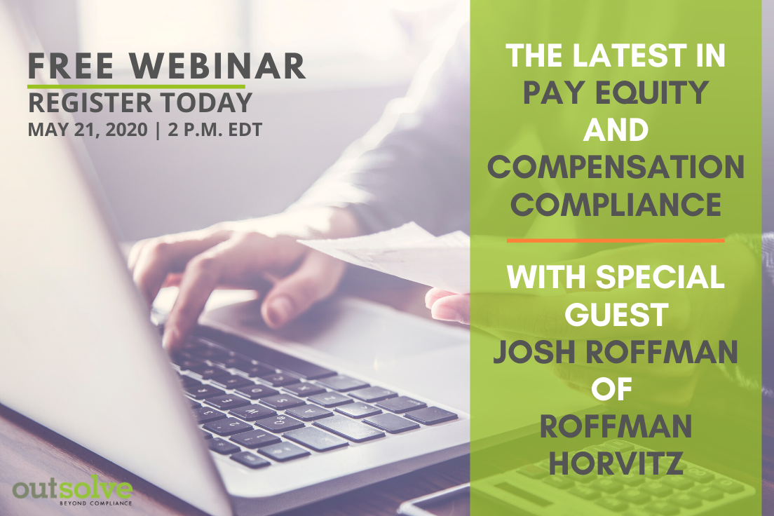 OutSolve to Host Free Pay Equity Webinar with Special Guest Josh Roffman of Roffman Horvitz